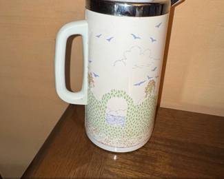 Vintage Mikasa Festive Spirit Christmas Thermal Carafe