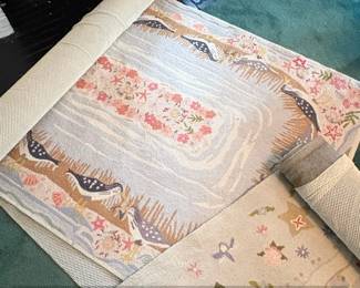 Claire Murray HandHooked Wool Rug with Coastal Bird and Floral Motifs