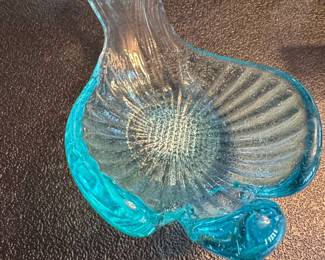 Blown Glass Argonaut Shell Dish