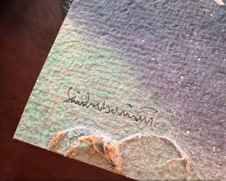 Seagull in Flight Watercolor Painting by Sndor Bernth second image