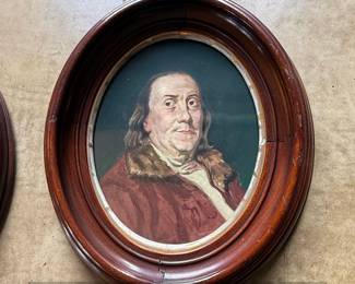 Portrait of Benjamin Franklin after Joseph Siffred Duplessis