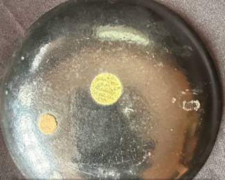 Artisan Handcrafted Ceramic Bowl with Geometric Pattern second image