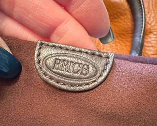 Brics Suede Floral Applique Handbag second image