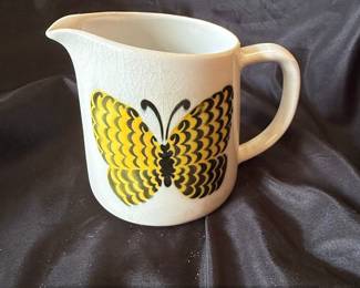 Kaj Franck Arabia Finland Yellow Butterfly Pitcher