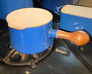 Dansk Fjord Blue Enamel Cast Iron Cookware Set second image