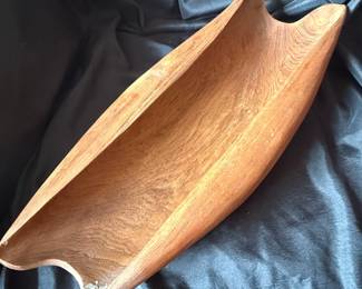 Cresca Wave Wood Bowl second image