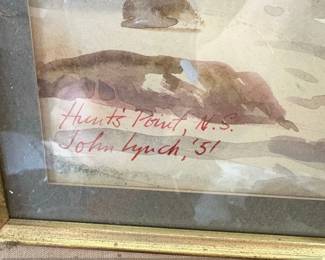 John Lynch Hunts Point, N.S. Watercolor Painting second image