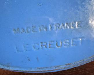 Vintage Le Creuset Cobalt Blue Oval Gratin Dish second image