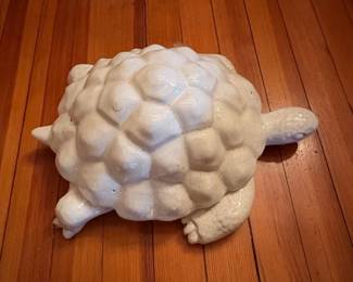 Vintage Ceramic Turtle Figurine  Ready to Paint