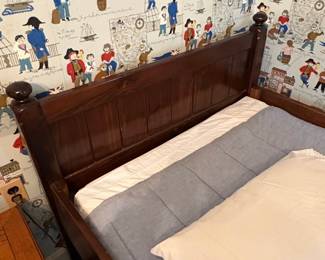 Antique Wooden Twin Bed Frame third image