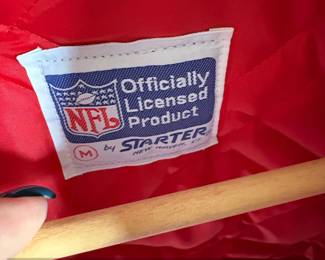 Vintage New York Giants Starter Pro Line Satin Bomber Jacket second image