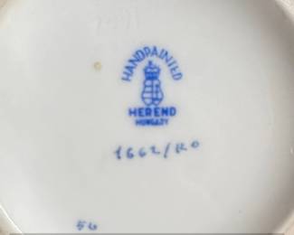 Herend Rothschild Bird Porcelain Lidded Trinket Box with Yellow Rose Finial third image