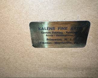 Vintage Golf Needlepoint Art by Kalens Fine Art third image