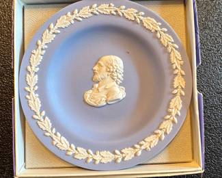 Wedgwood Jasperware Plate featuring William Shakespeare
