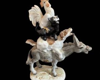 Hutschenreuther Die Bremer Stadtmusikanten Porcelain Figurine third image