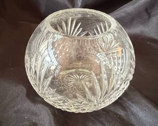 Wedgwood Cut Crystal Rose Bowl second image