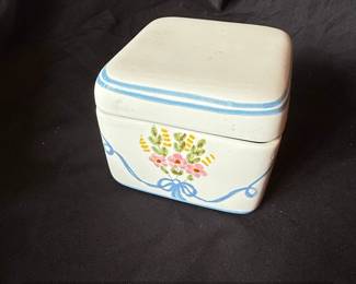 BentsonWest Designs The Good Fairy Angel Ceramic Trinket Box