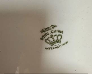 Royal China International Oval Platter with Bird Motif second image