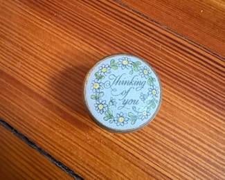 Vintage Halcyon Days Enamel Trinket Box