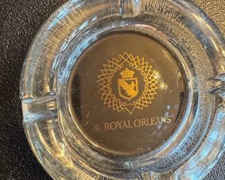 The Royal Orleans Hotel Glass Ashtray