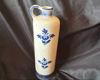 Bols Delft Blue Handpainted Ceramic Decanter second image