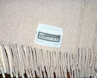  Cachemire Made in Italy Plaid Throw Blanket second image