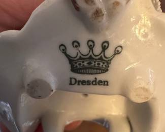 Dresden Porcelain Lace Figurine of a Lady second image