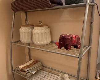 Chrome Over-the-Toilet Shelf Unit