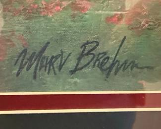 Signed Golf Course Landscape Print