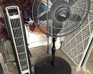 Lasko Oscillating Pedestal Fan and Tower Fan
