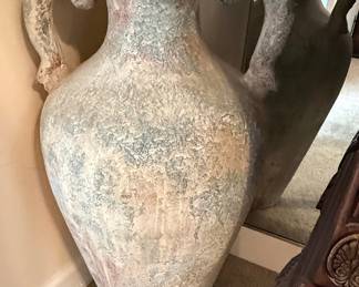 Large Terracotta Amphora Vase