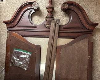 Shell Carved Dresser with Mirror