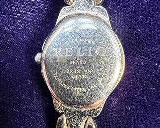 Skagen Denmark Steel Mesh Watch and Relic Stainless Steel Watch with Blue Dial