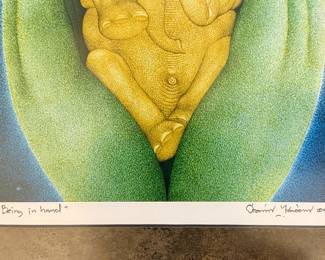 Jakraphan Chaijit "Being in hand" Print and 'Elephant in My Mind' Book