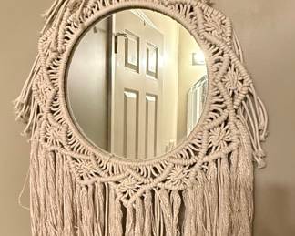 Macrame Wall Mirror