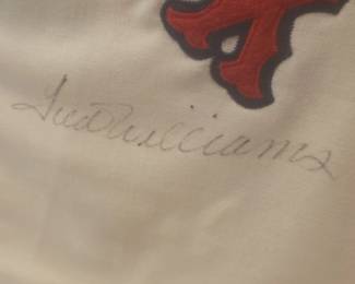 Boston Red Sox Baseball Jersey signed by Ted Williams second image