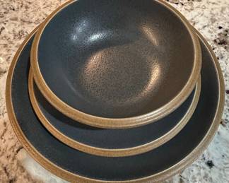 Rustic Speckled Stoneware Dinnerware Set Style