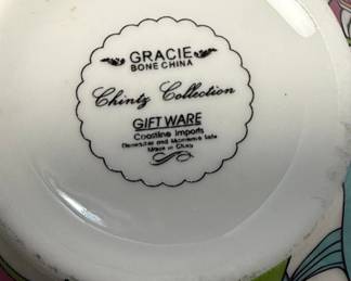 Gracie Bone China "Chintz Collection" Tea Set