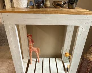 Rustic Reclaimed Wood Pallet Console Table