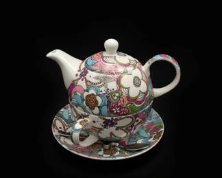 Grace Teaware Los Angeles Floral Tea for One Set