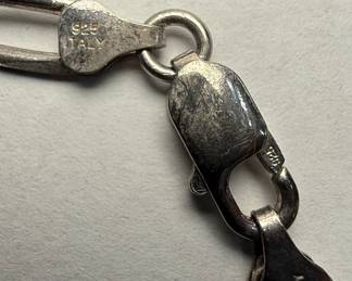 Men's Sterling Silver Figaro Chain Necklace