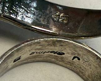 Assorted Sterling Silver Rings