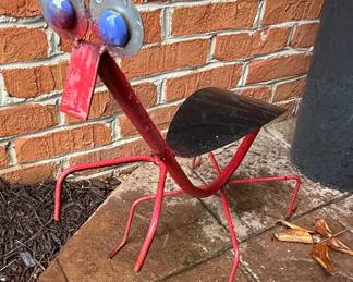 Handmade Metal Insect Garden Sculpture