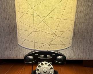 Rotary Dial Telephone Lamp