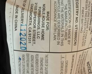 White Yak Ottoman with Wooden Legs