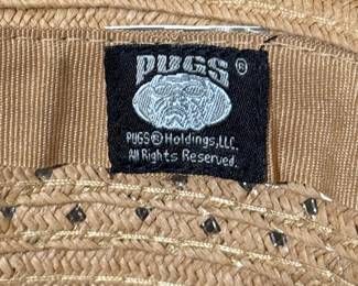 Woven Straw Sun Hats - Pugs