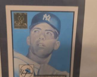 Mickey Mantle Baseball Card Display  Bowman  Topps Style Reprints third image