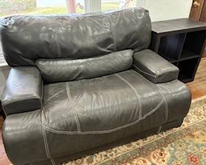 Leather Loveseat