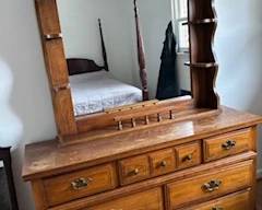 Bedroom Dresser with Mirror