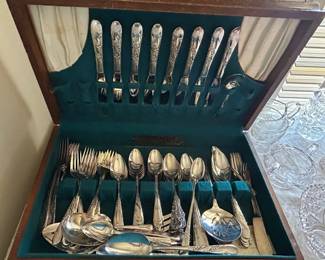 Set of Silver-plate silverware